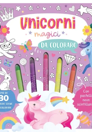 Unicorni Magici Da Colorare fronte