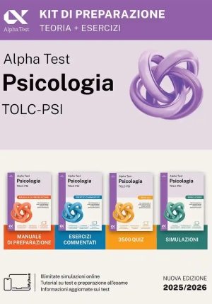 Alpha Test. Psicologia. Tolc-psi. Kit Di Preparazione fronte