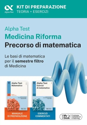 Medicina Riforma - Matematica - Kit 2v Di Preparazione fronte