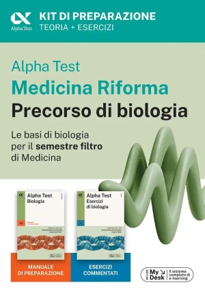 Medicina Riforma - Biologia - Kit 2v Di Preparazione fronte