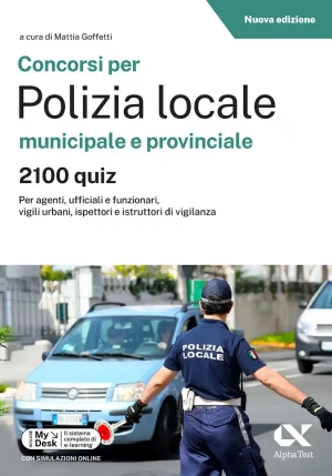 2100 Quiz Dei Concorsi Nella Polizia Locale fronte