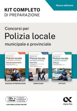 Concorsi Nella Polizia Locale. Kit Completo Di Preparazione (i) fronte
