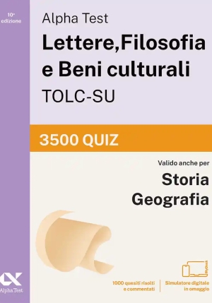Alpha Test Let. Fil. 3500 Quiz fronte