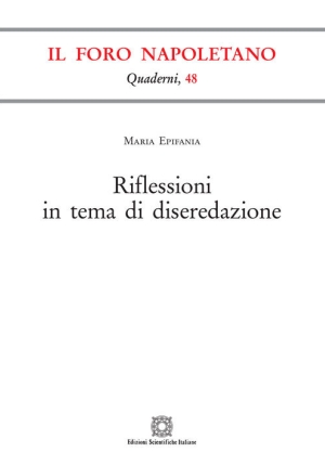Riflessioni In Tema Di Disered fronte