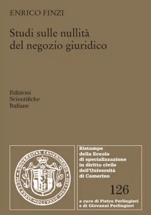 Studi Sulle Nullita' Del Negoz fronte