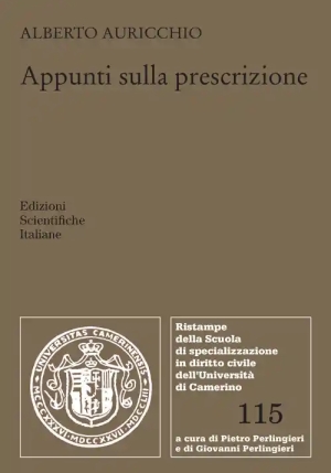 Appunti Sulla Prescrizione fronte