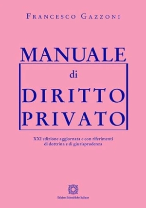 Manuale Diritto Privato fronte