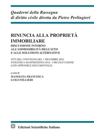 Rinuncia Proprieta' Immobiliar fronte