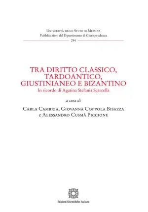 Tra Diritto Classico Tardoanti fronte