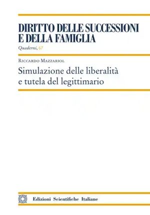 Simulazione Liberalita' Tutela fronte