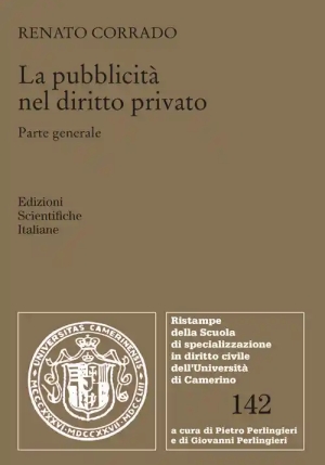 Pubblicita' Nel Diritto Privat fronte