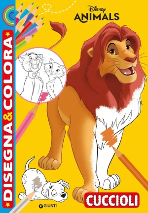 Cuccioli. Disegna E Colora fronte