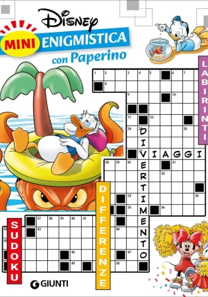 Paperino (con) Mini Enigmistica fronte