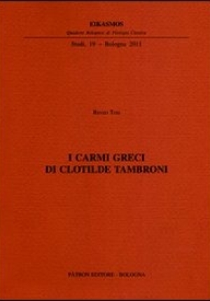 Carmi Greci Di Clotilde Tambro fronte