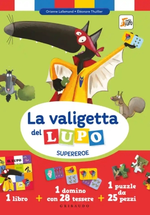 Valigetta Del Lupo Supereroe. Amico Lupo. Con Domino E Puzzle fronte
