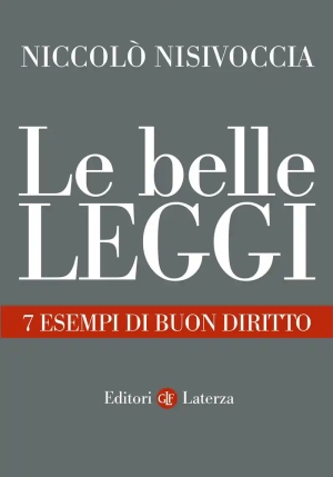 Belle Leggi. 7 Esempi Di Buon Diritto, Le fronte