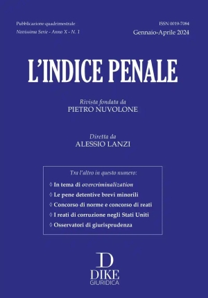 Indici Penale 1-2024 fronte