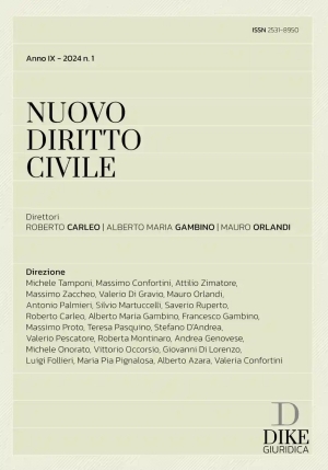 Nuovo Diritto Civile N. 1 - 2024 fronte