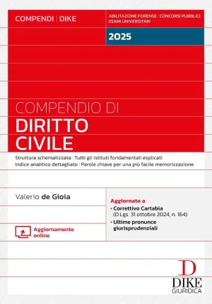 Compendio Diritto Civile 2025 fronte