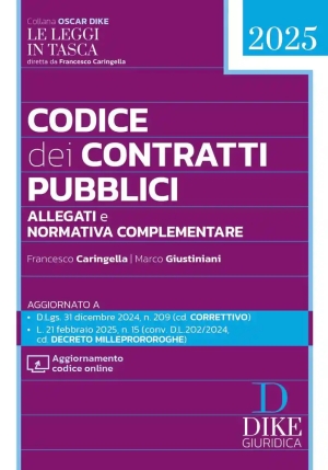 Codice Contratti Pubblici Pocket 2025 fronte