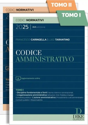 Codice Amministrativo 2025 Magistr.2tomi fronte