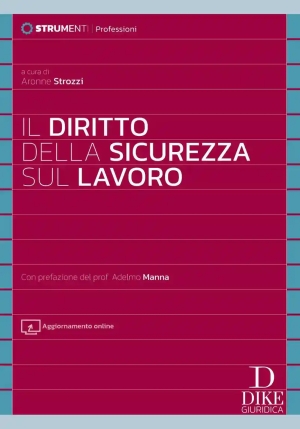 Diritto Sicurezza Sul Lavoro fronte
