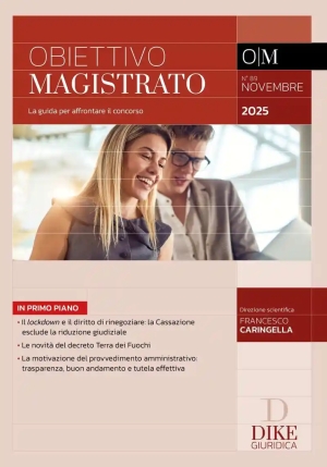Rivista Obiettivo Magistrato 9-2025 fronte