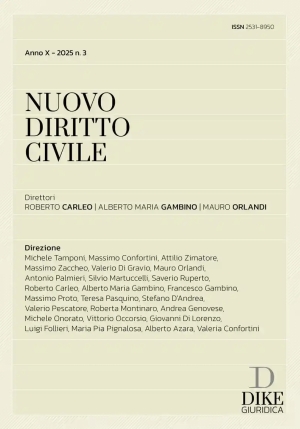 Nuovo Diritto Civile 3-2025 fronte