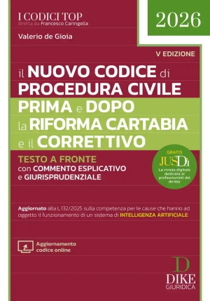 Nuovo Codice Proced.civile Prima E Dopo fronte