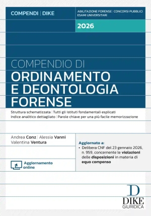 Compendio Ordinam.deontol.forense 2026 fronte