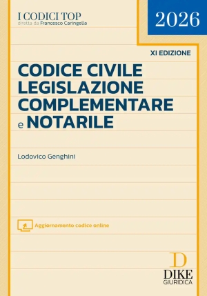 Codice Civile Legisl.notarile 2026 Top fronte