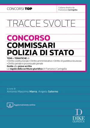 Commissari Polizia Stato Tracce 2026 fronte