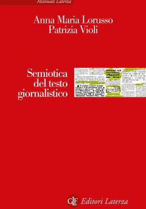 Semiotica Del Testo Giornalistico fronte