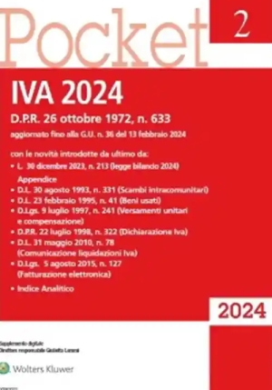 Iva 2024 Fisco Pocket 2 fronte