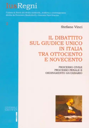 Dibattito Giudice Unico Italia fronte