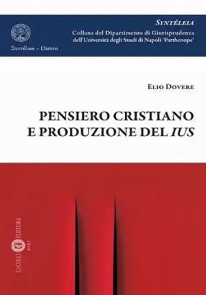 Pensiero Cristiano E Produzione Del Ius fronte