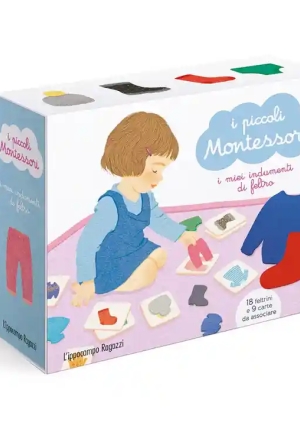 Miei Indumenti Di Feltro. I Piccoli Montessori. Ediz. Illustrata. Con Prodotti Vari (i) fronte