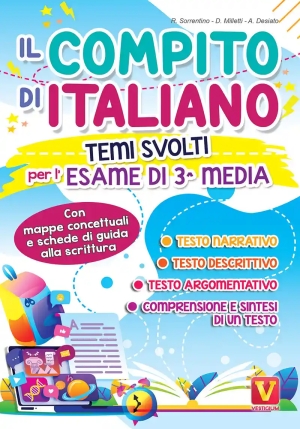 Il Compito D'italiano Per L'esame Di Terza Media 5'ed fronte