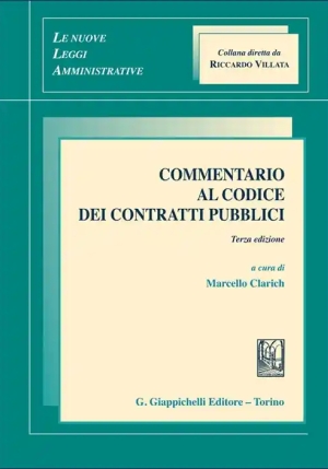 Commentario Al Codice Contratti Pubblici fronte