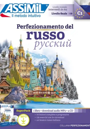 Perfezionamento Del Russo. Con Audio In Download E 4cd fronte