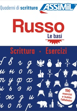 Russo. Cofanetto Quaderni Di Scrittura + Esercizi fronte