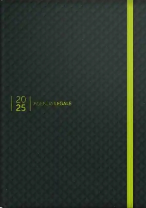 Agenda Legale 2025 Neon Green fronte