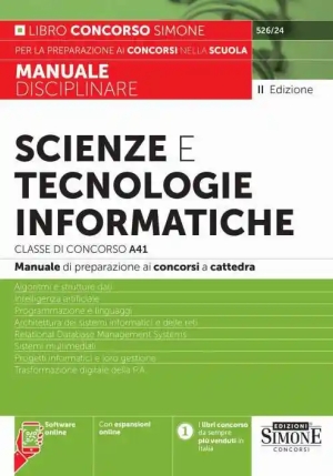 Scienze E Tecnologie Informatiche A41 fronte