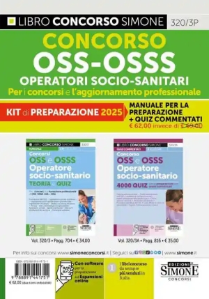 Kit Concorsi Oss E Osss Operatori 2vol. fronte