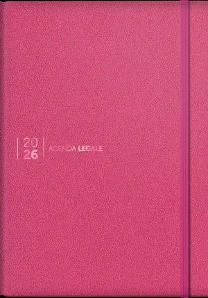Agenda Legale 2026 Shark Rosa Anemone fronte