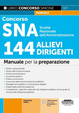 144 Allievi Dirigenti Sna Manuale 2025 fronte