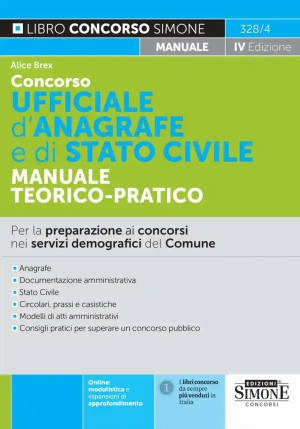 Concorso Ufficiale Anagrafe Stato 4ed. fronte