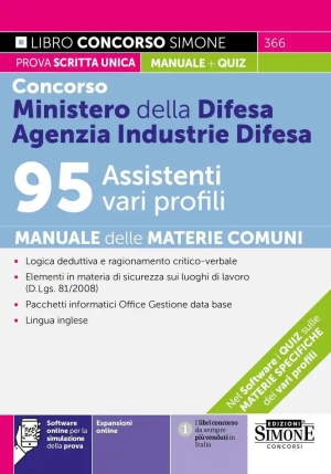 95 Assistenti Min.difesa Ag.industria fronte