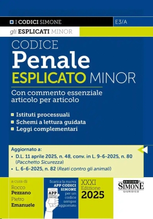 Codice Penale Esplicato - Minor fronte