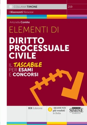 Elementi Diritto Processuale Civile 19ed fronte